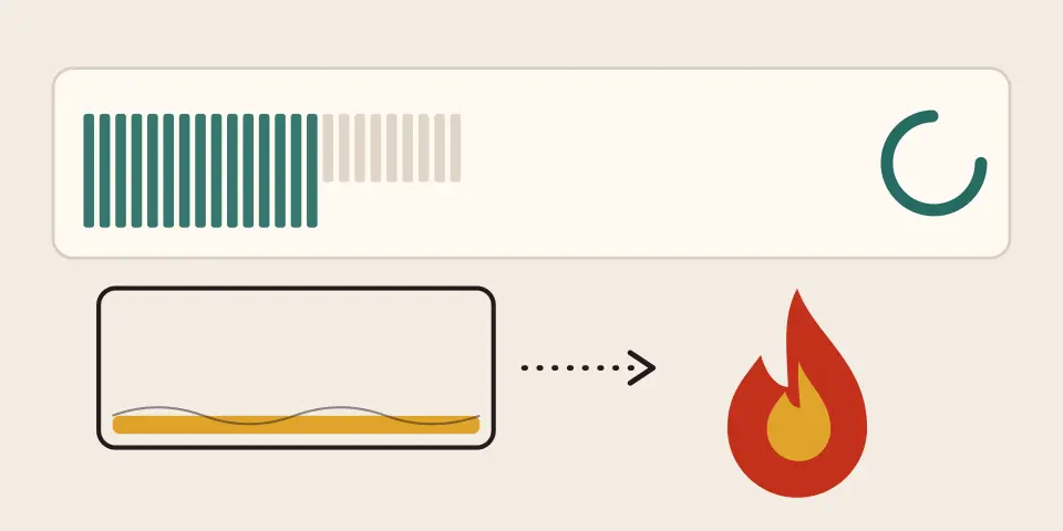 A bandwidth allowance drawn as bars that refill, an energy tank that is nearly empty, and a flame for the TRX that is burned when neither is enough